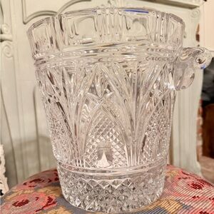 Late 19th Century Shannon Godinger Vintage Crystal Ice Bucket